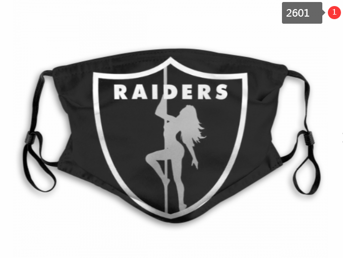 NFL Oakland Raiders #54 Dust mask with filter->nfl dust mask->Sports Accessory